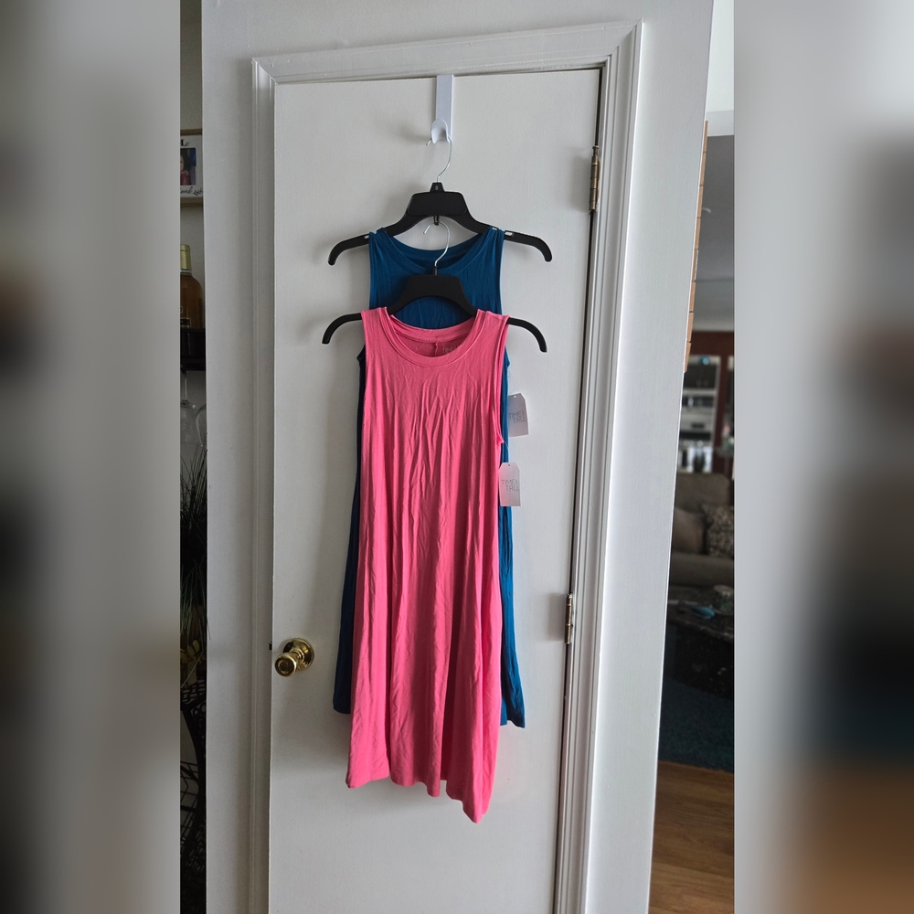 NWT (2) Tank Dresses with Pockets
